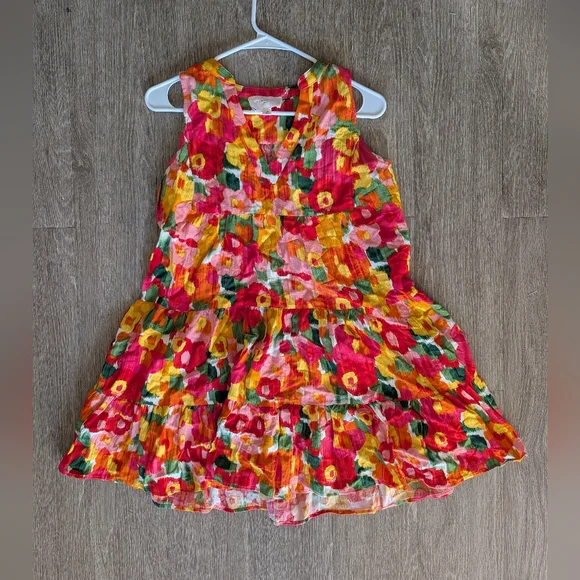 Tuckernuck Pomander Place Magnolia Watercolor Sleeveless Kenzo Dress - Picture 5 of 9